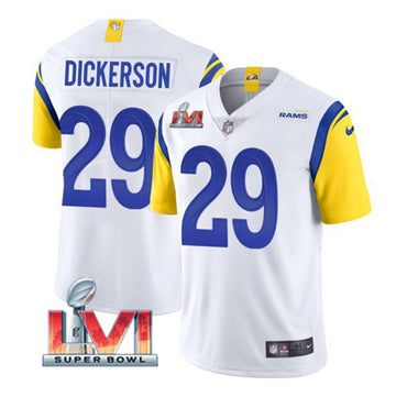 Eric Dickerson Los Angeles Rams white jersey