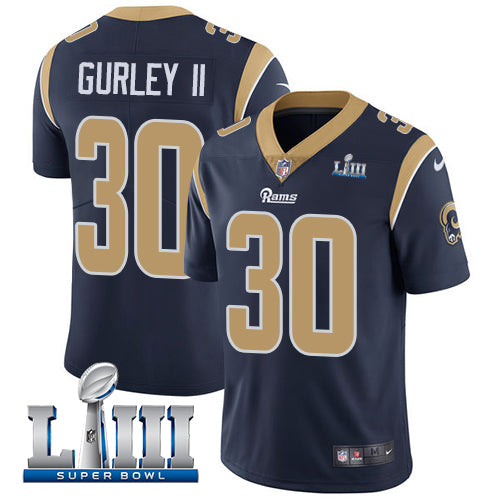 Todd Gurley II Los Angeles Rams navy jersey