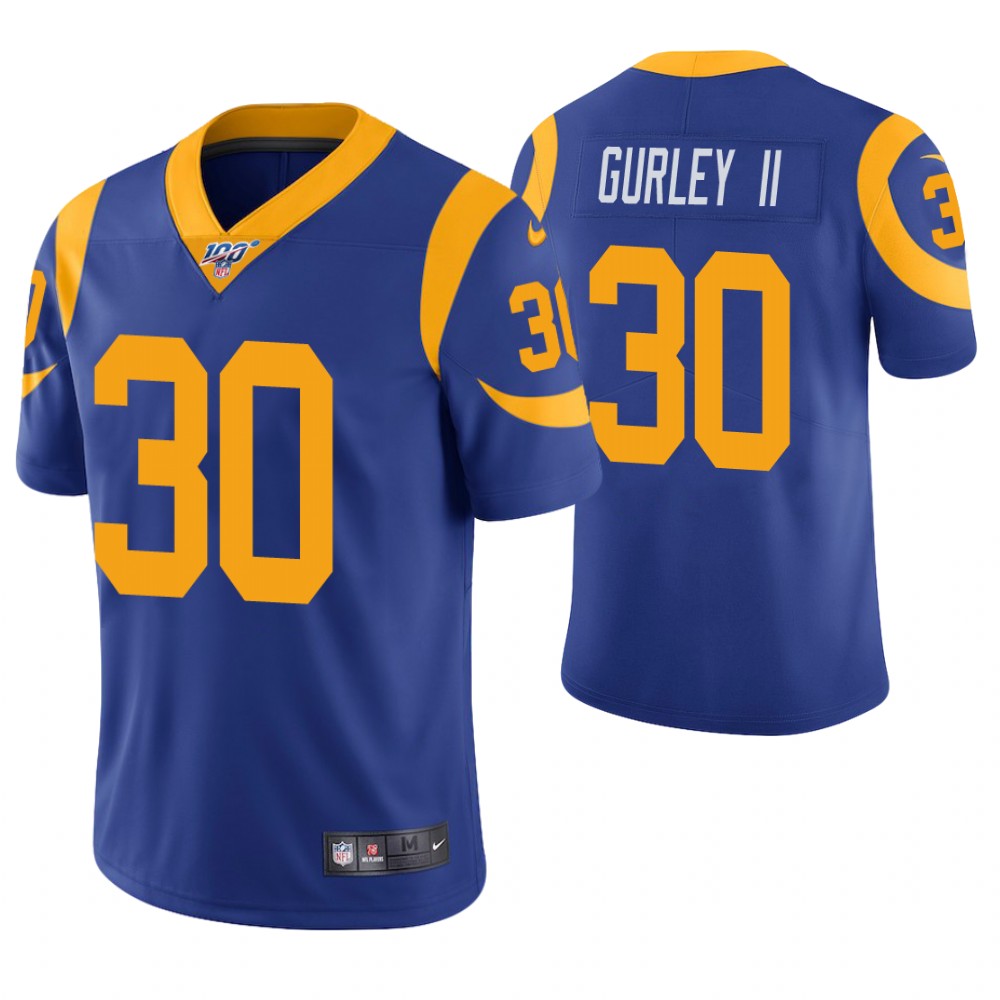 Todd Gurley II Los Angeles Rams royal jersey