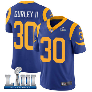 Todd Gurley II Los Angeles Rams royal jersey
