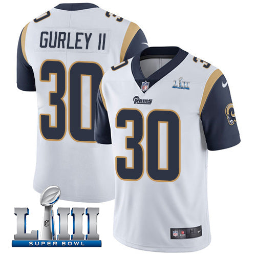 Todd Gurley II Los Angeles Rams white jersey