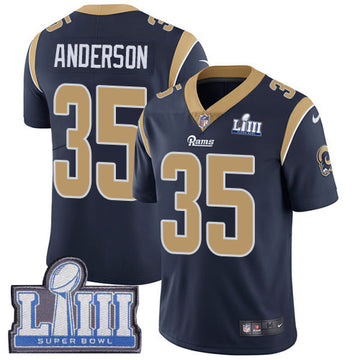 CJ Anderson Los Angeles Rams navy jersey