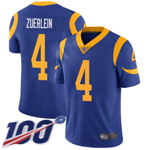 Greg Zuerlein Los Angeles Rams blue jersey
