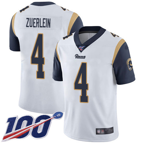 Greg Zuerlein Los Angeles Rams white jersey