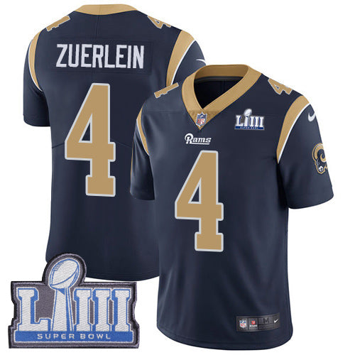 Greg Zuerlein Los Angeles Rams navy jersey