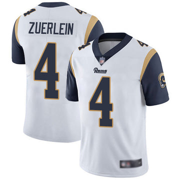 Greg Zuerlein Los Angeles Rams white jersey