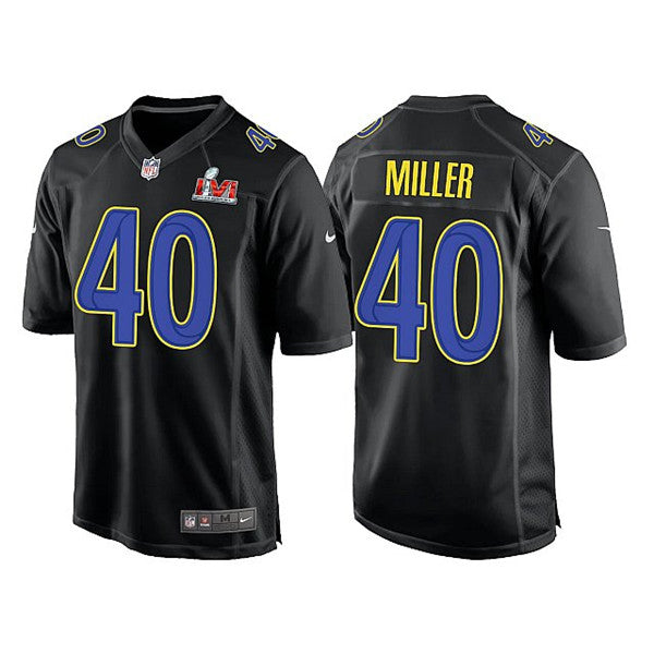 Von Miller Los Angeles Rams black Game jersey