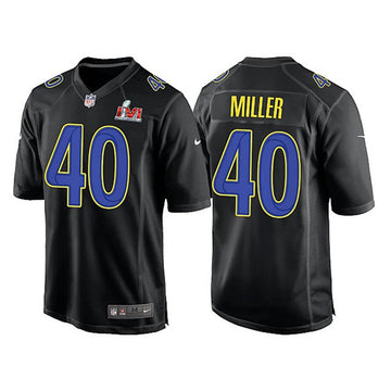 Von Miller Los Angeles Rams black Game jersey
