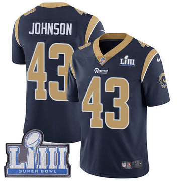 John Johnson Los Angeles Rams navy jersey