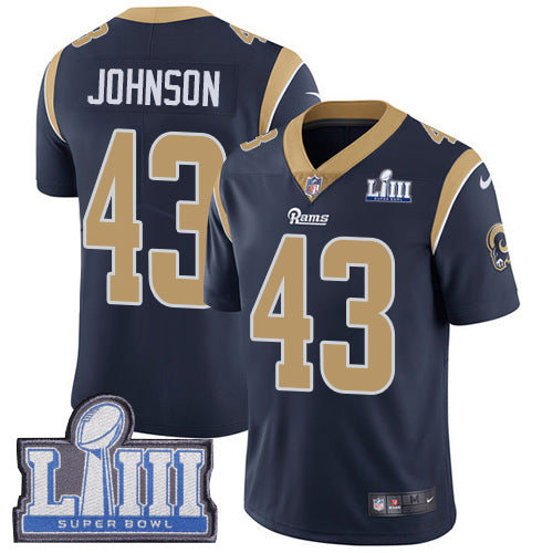 John Johnson Los Angeles Rams navy jersey