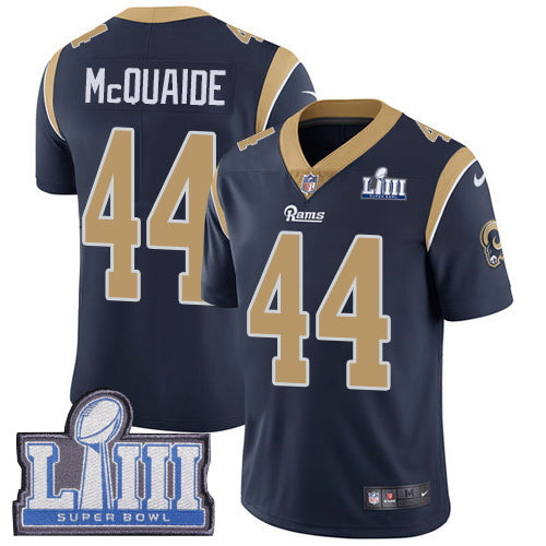 Jacob McQuaide Los Angeles Rams navy jersey