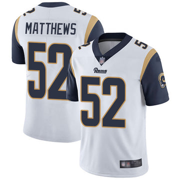 Clay Matthews Los Angeles Rams white jersey