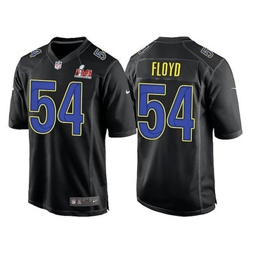 Leonard Floyd Los Angeles Rams black Game jersey