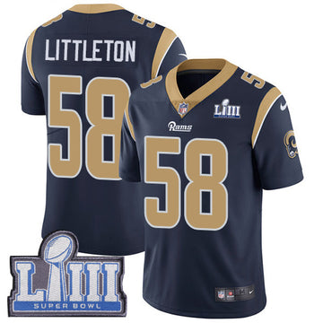 Cory Littleton Los Angeles Rams navy jersey