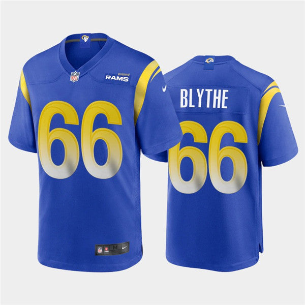 Austin Blythe Los Angeles Rams royal jersey