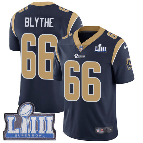 Austin Blythe Los Angeles Rams navy jersey