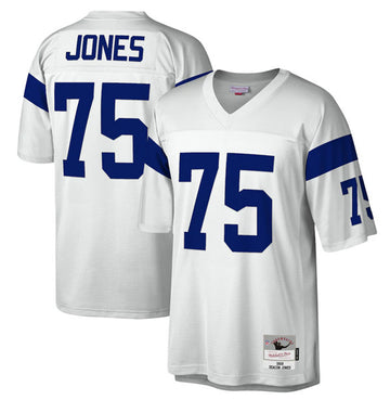 Deacon Jones Los Angeles Rams white jersey