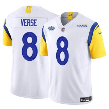 Jared Verse Los Angeles Rams white FUSE jersey