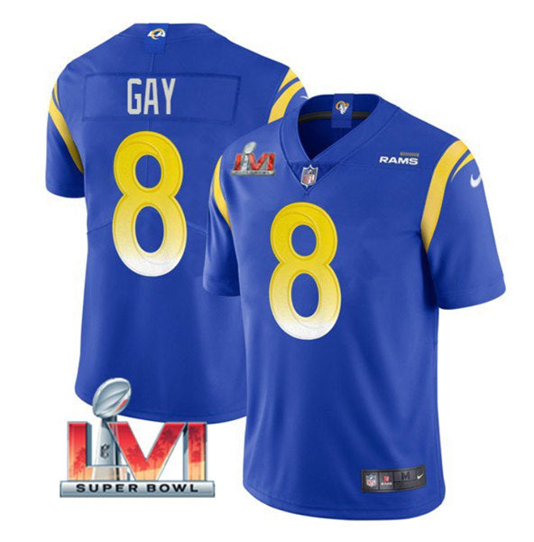 Matt Gay Los Angeles Rams royal jersey