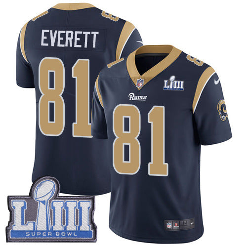 Gerald Everett Los Angeles Rams navy jersey