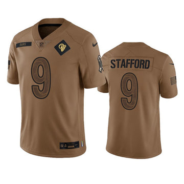 Matthew Stafford Los Angeles Rams brown Salute To Service jersey