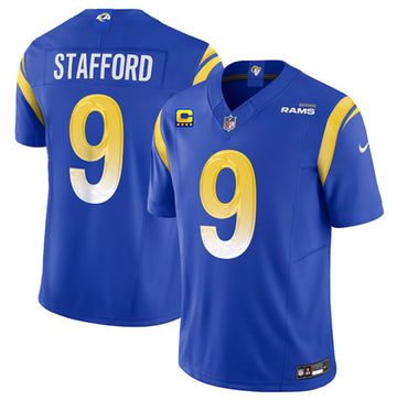 Matthew Stafford Los Angeles Rams blue FUSE jersey