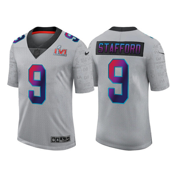 Matthew Stafford Los Angeles Rams gray jersey
