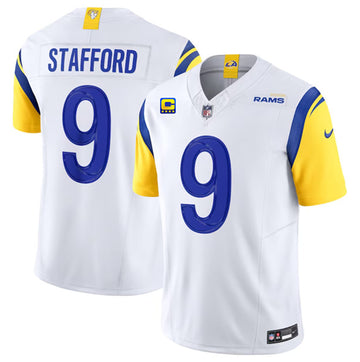 Matthew Stafford Los Angeles Rams white FUSE jersey