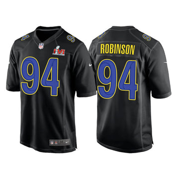 A'Shawn Robinson Los Angeles Rams black Game jersey
