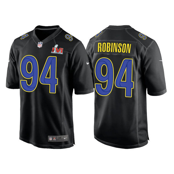 A'Shawn Robinson Los Angeles Rams black Game jersey