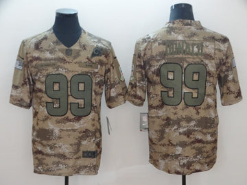Aaron Donald Los Angeles Rams camo Salute To Service jersey