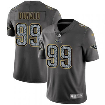Aaron Donald Los Angeles Rams gray Fashion Static jersey