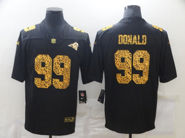 Aaron Donald Los Angeles Rams black Fashion jersey