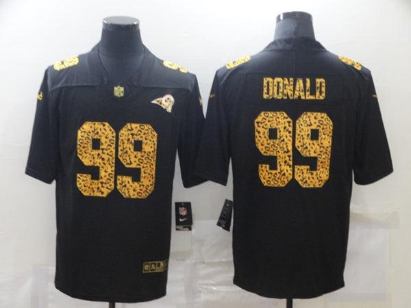 Aaron Donald Los Angeles Rams black Fashion jersey