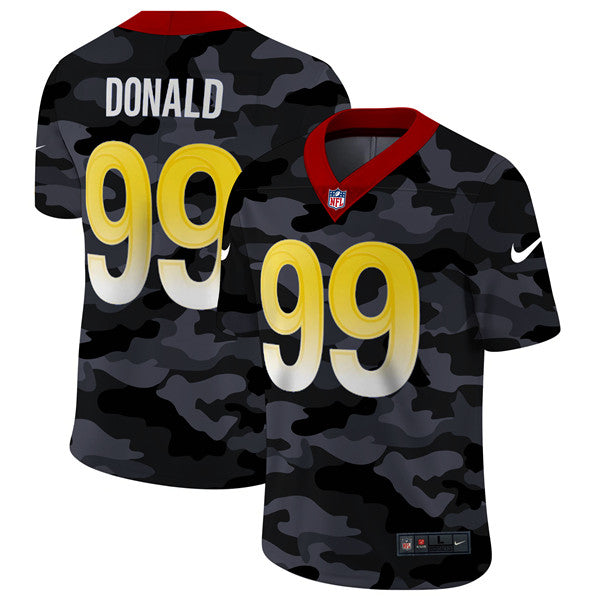 Aaron Donald Los Angeles Rams camo Camo jersey