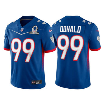 Aaron Donald Los Angeles Rams royal jersey