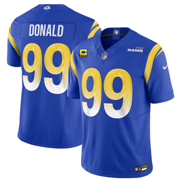 Aaron Donald Los Angeles Rams blue FUSE jersey