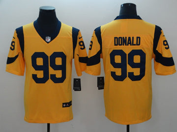 Aaron Donald Los Angeles Rams royal jersey