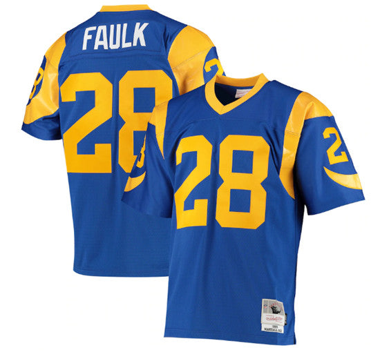 Custom Los Angeles Rams blue jersey