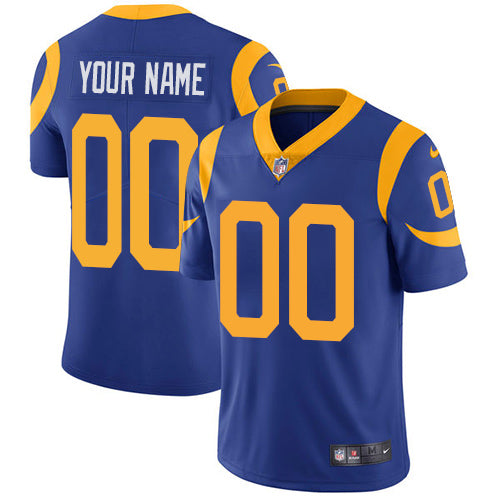 Custom Los Angeles Rams royal Alternate jersey