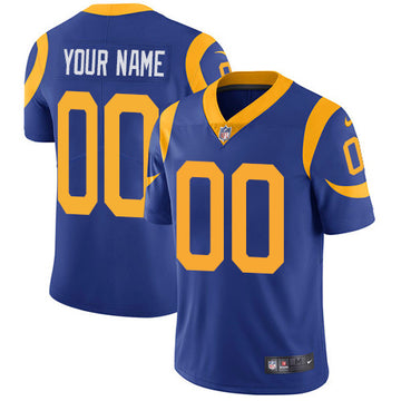 Custom Los Angeles Rams royal Alternate jersey