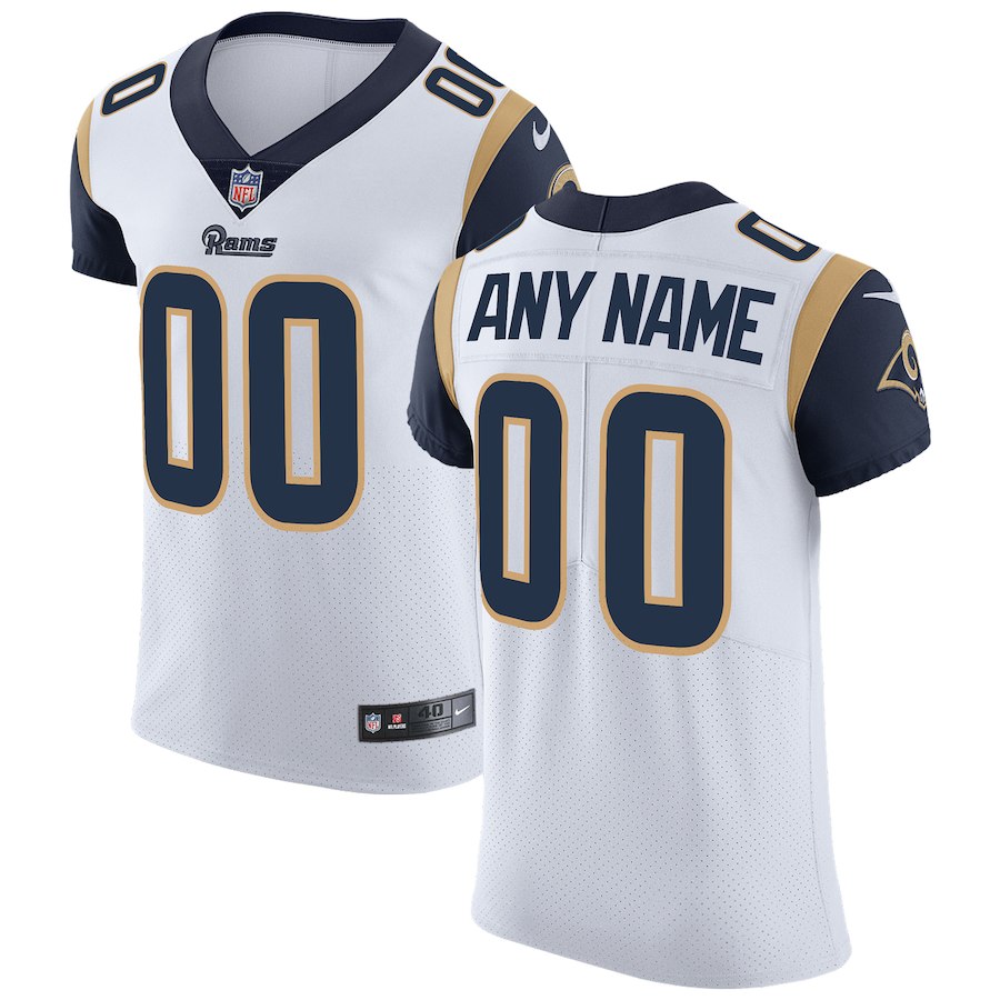 Los Angeles Rams white Elite jersey