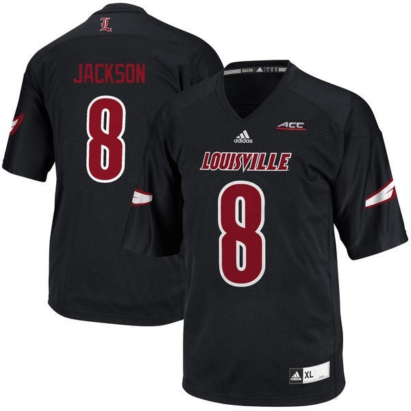 Lamar Jackson Blackout Louisville Cardinals jersey