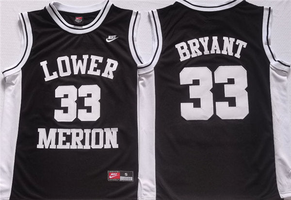 Kobe Bryant Lower Merion black jersey