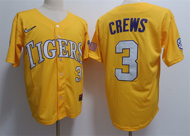 LSU Tigers gold jersey