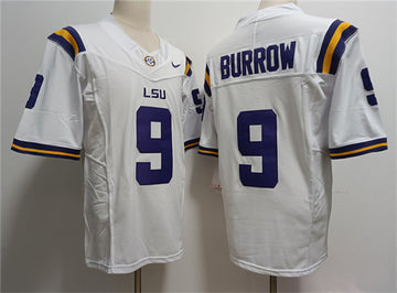 Joe Burreaux LSU Tigers white FUSE jersey