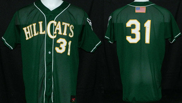 Lynchburg Hillcats green jersey