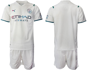 Manchester City white Away jersey