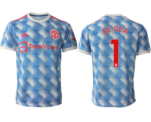David de Gea Manchester United blue Away jersey