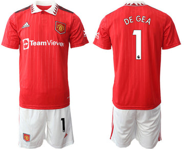 Degea Manchester United red Home jersey